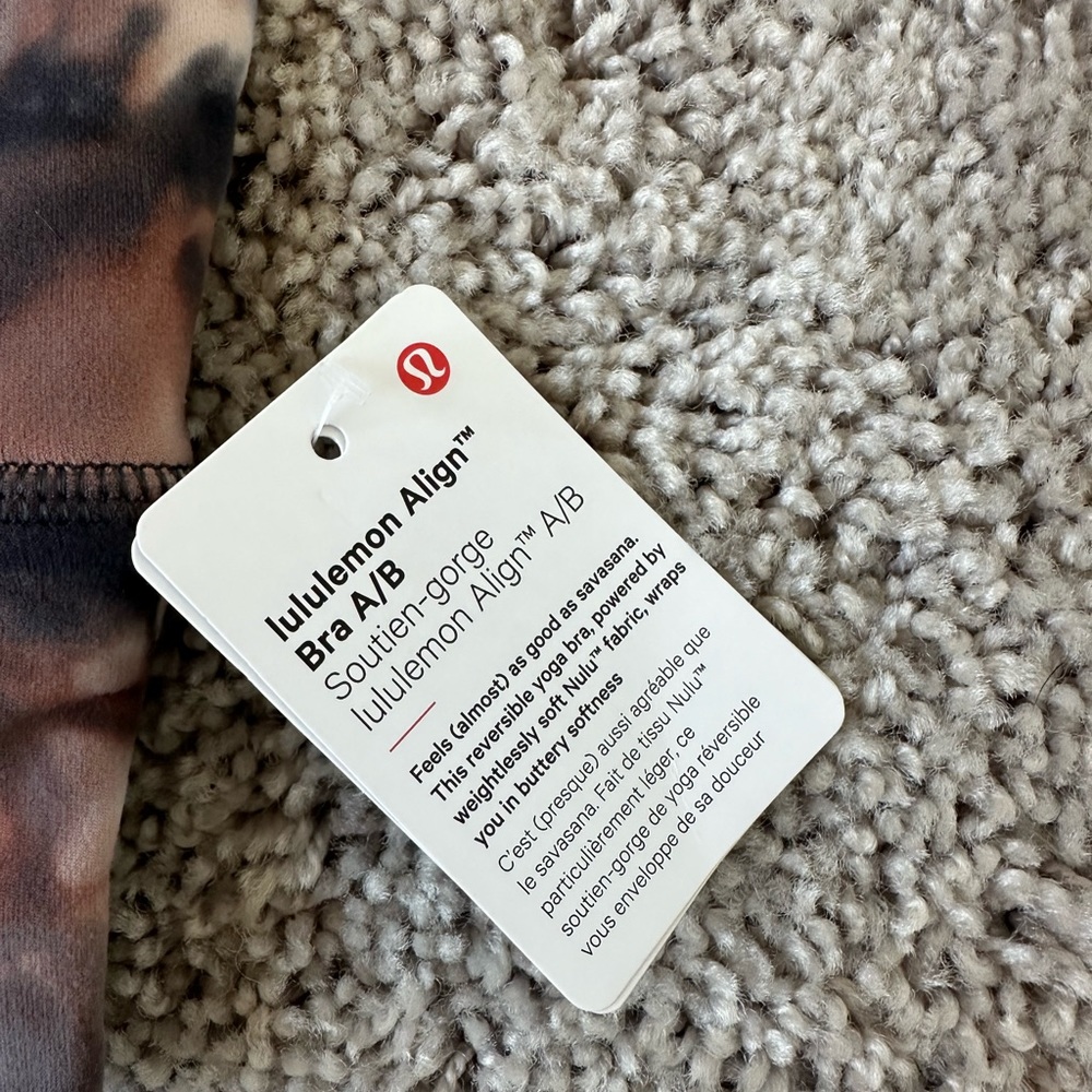 Lululemon align A/B size 6 bra - Picture 3 of 4